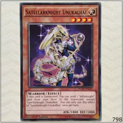 Satellarknight Unukalhai - DUEA-EN022 - Common 1st Edition Yugioh - Image 1