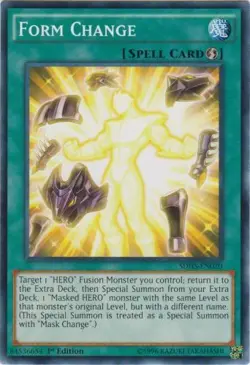 1x (NM) Form Change - SDHS-EN020 - Common - 1st Edition YuGiOh - Image 1
