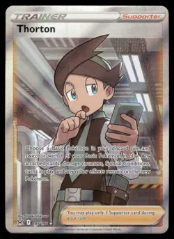 Pokemon Cards Thorton 195/196 Lost Origin Ultra Rare NM *2 - Image 1