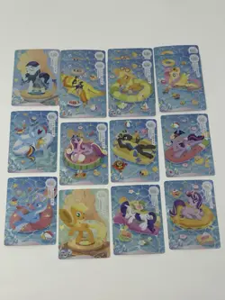 My Little Pony Ultra Rare MLP-UR Card Lot Of 15 Rainbow Dash AppleJack - Image 1