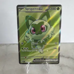 Pokemon Sprigatito ex 251/217 ASC Full Art Holo Rare Grass Basic Card 💎 - Image 1