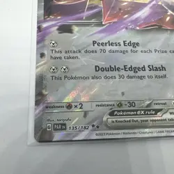 Aegislash EX 135/182 Sv04: Paradox Rift Holo Pokemon Card TCG - Image 3