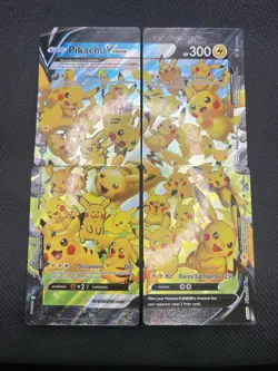Pokemon Pikachu V-Union Full Set of 4 SWSH: Sword & Shield Promo Cards Holo - Image 1