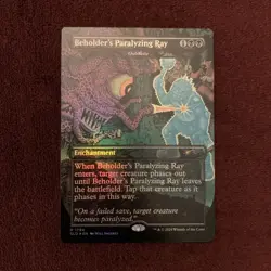 Beholder's Paralyzing Ray - Oubliette (Rainbow Foil) Secret Lair Drop Foil - Image 1