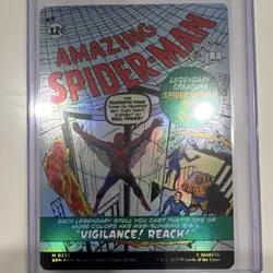 MTG Marvel's Spider-Man Peter Parker 232 Mythic Borderless Foil English - Image 2