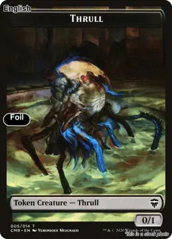 Thrull // Treasure Double-Sided Token EN [CMR - 5 // 12] - NM [Foil] TCG MTG - Image 1