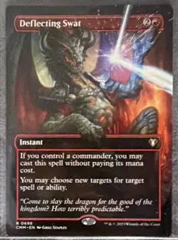 Wizards of the Coast Deflecting Swat Commander Masters 0698 Rare Instant Red - Image 1