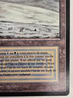 Tundra French FBB Foreign Black Bordered Dual Land MtG Magic Reserved List NM - Image 5