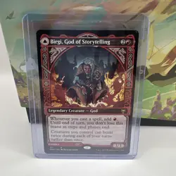 Birgi, God of Storytelling (Showcase) Kaldheim Variants Pack Fresh Mint MTG - Image 1