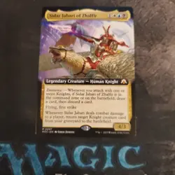 1x Sidar Jabari of Zhalfir (Extended Art) - Commander: March of the Machine NM - Image 1