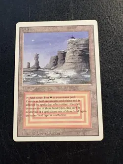 Magic the Gathering (MTG) - Revised Plateau - Dual Land - MP - Image 2
