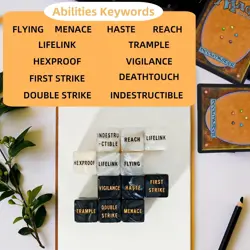 90 PCS MTG Counter Dice Set - AbilityKeyword Counters, -1/+1 Life Counter, Sh - Image 5
