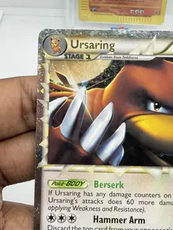 Pokemon Ursaring Prime 89/95 HGSS Unleashed Ultra Rare MP/LP - Image 4