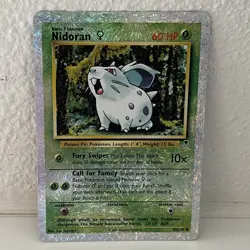 2002 Pokemon Nidoran #82 Reverse Holo Legendary Collection NM - Image 3