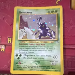 Heracross Neo Genesis Holo Rare 6/111 60 HP Pokemon TCG Card English Unlimited - Image 1