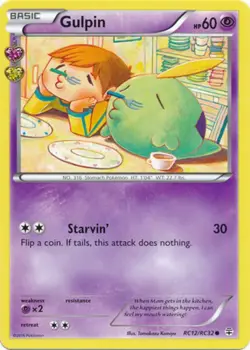 NM-Mint Gulpin - RC12/RC32 - Common Pokemon Generations: Radiant Collection - Image 1