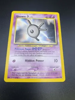 Unown 58/64 Neo revelation Pokemon card - Image 2