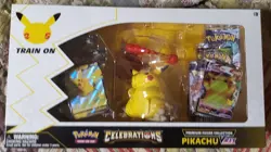 Pokemon TCG Celebrations Premium Figure Collection Pikachu VMAX Box Sealed 820650809408 - Image 1