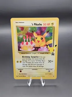 Pokemon TCG Birthday Pikachu #24 Celebrations 25th Anniversary NM/M - Image 1