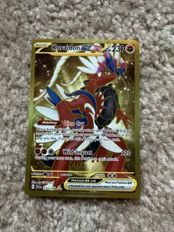 Koraidon ex 254/198 SV01: Scarlet & Violet Base Set Holo Gold Hyper Rare 2023 - Image 1