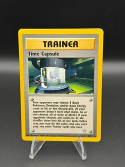 Time Capsule 90/111 Rare Neo Genesis Pokemon Unlimited Moderately Played - Image 1