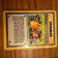 Pokemon WOTC TCG Vintage Challenge! 74/82 Team Rocket Regular MP - Image 1