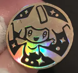 Jirachi Pokemon Coin Small 2004 Plastic Token Hoenn Gold Wishmaker From Deck - Image 5
