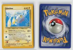 Chinchou #42/64 Neo Revelation Common Pokemon TCG LP - Image 3