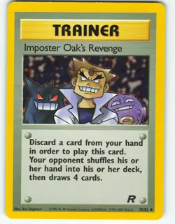 Imposter Oak's Revenge - 76/82 Team Rocket - Pokemon TCG - 2000 - Image 1