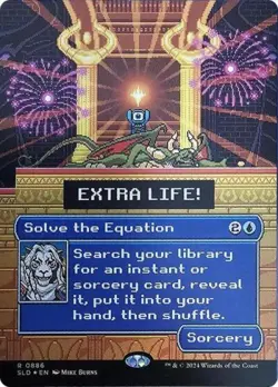 Solve the Equation (0886) (Rainbow Foil) -Foil Near Mint MTG Secret Lair - Image 1