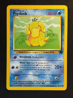 Psyduck 65/82 Common Team Rocket Pokemon Lightly Played - Image 1