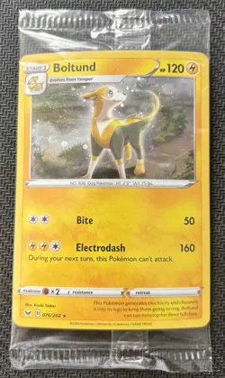 Boltund - Knockout Collection (Cosmos Holo) 076/202 Sealed Promo Pokemon TCG - Image 1