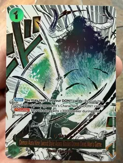 Demon Aura Nine Sword Style Asura Blades Drawn Dead Man’s Game Alt Art OP12-037 - Image 1