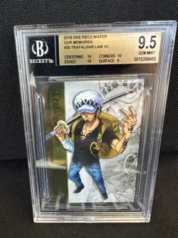 one piece wafer bgs 9.5 Trafalgar Law 1st wafer set our memories - Image 1