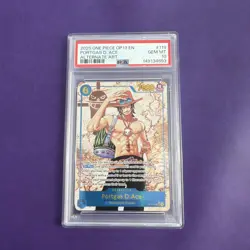 2025 ONE PIECE OP13-CARRYING ON HIS WILL ALTERNATE ART PORTGAS D. ACE PSA 10 - Image 1
