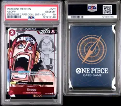 2023 ONE PIECE PREMIUM CARD COLLECTION 25TH EDITION #002 USOPP PSA 10 - Image 3