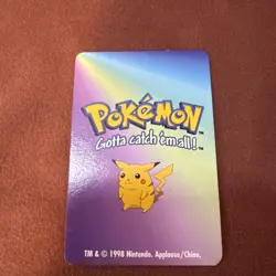 Vintage 1998 KFC Pokemon Card Game Pikachu Vintage #25 NM - Image 2