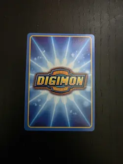 Bandai 1999 Digimon Digi-Battle Machinedramon BO-55 Foil *Damaged* English Card - Image 2