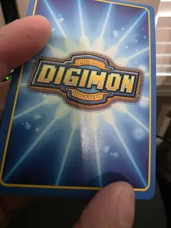 Bandai 1999 Digimon Digi-Battle Machinedramon BO-55 Foil *Damaged* English Card - Image 4