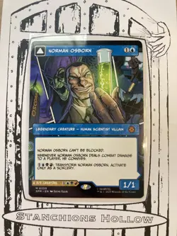 MTG Norman Osborn (Borderless) - Marvel's Spider-Man (SPM) M 0220 - Image 1