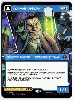 Norman Osborn (Borderless) non-foil M Marvel's Spider-Man 220 NM - Image 1