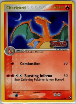 Charizard 6/108 Reverse Holo Stamp - EX Power Keepers - Pokemon Card - LP - Image 1