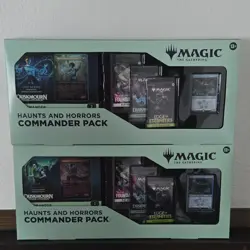 Magic: The Gathering Duskmourn Commander Deck Foil Promo Chrome Host Seedshark - Image 1