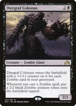 Diregraf Colossus - 107 / English / Moderately Played MTG - Image 1