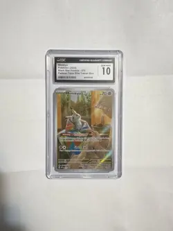 CGC 10 Mimikyu Black Star Promo 075 Paldean Fates ETB Pokemon Card - Image 1
