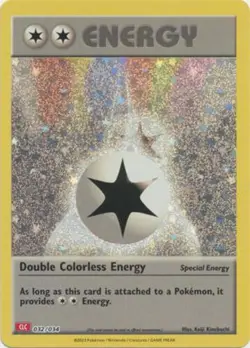 Pokemon Card - Classic Collection [CLC] 032/034 - DOUBLE COLORLESS ENERGY (holo) - Image 1