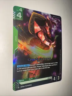 GUNDAM Card Game TCG GD01-023 Char's Gelgoog LR Newtype Rising - Image 2