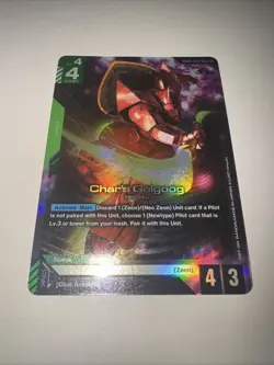 GUNDAM Card Game TCG GD01-023 Char's Gelgoog LR Newtype Rising - Image 4