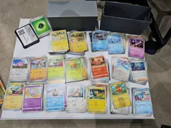 Pokemon Cards 400+ Plus Box Holder TCG Big Bundle - Image 1