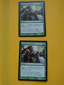 Solidarity of Heroes x2 Nyx Instant Magic the Gathering Card. - Image 1